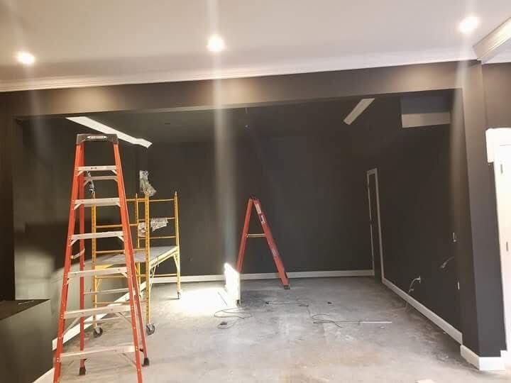 Living room after renovation